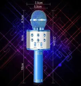 Bluetooth Handheld Karaoke Speaker Player Machine For Kids Adults Home Ktv (random Color)