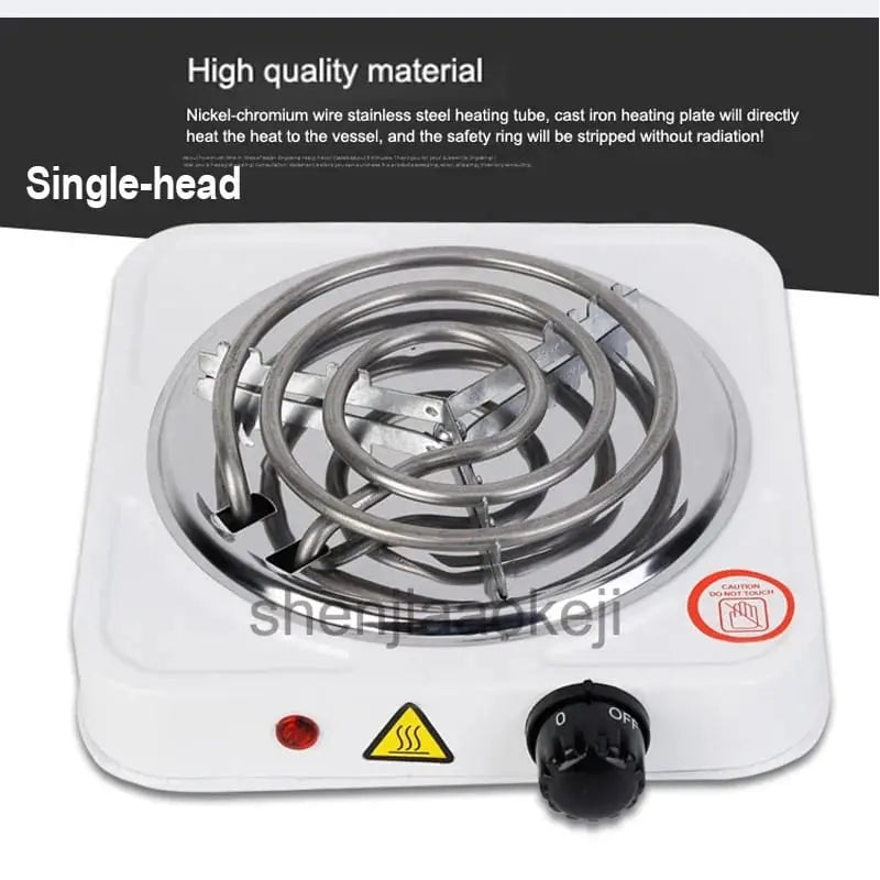 Portable Electric Iron Burner Single Stove Mini Hotplate Product vendor