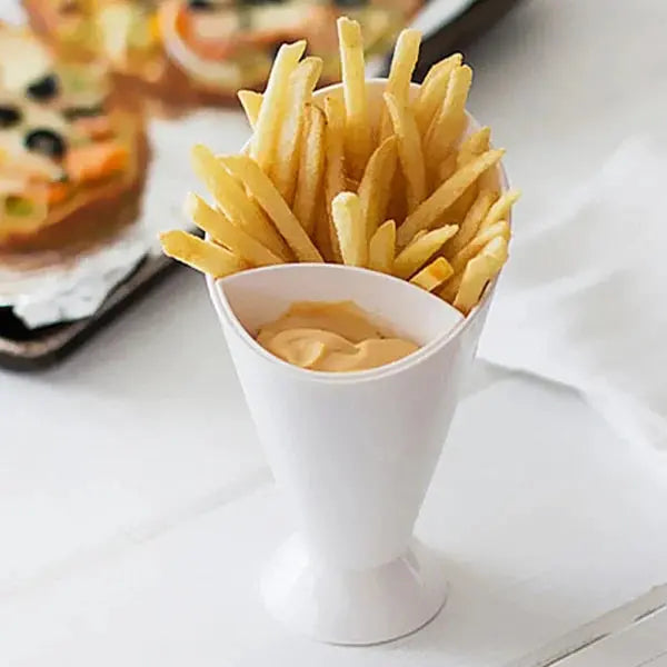 French Fries Cup Potato Fries Holder With Ketchup Holder For Sauce(random Color )    Product ID: 1838420 Product vendor