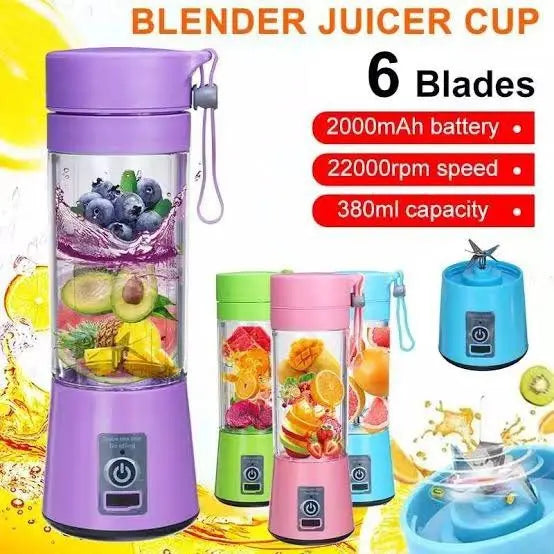 Portable Blender USB Mixer Electric Juicer Machine Smoothie Blender