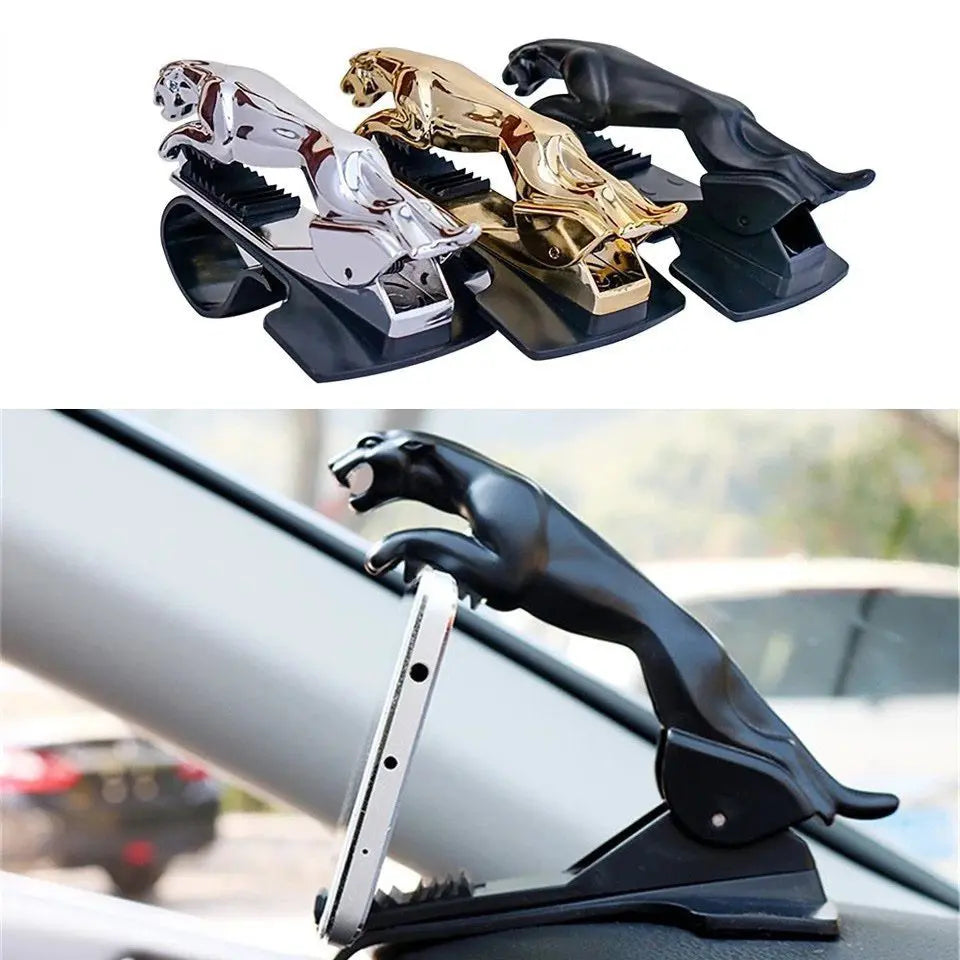 Cool Jaguar Cheetah HUD Car Phone Holder Leopard Cell Phone GPS Stand 360 Degree Mount Adjustable Clip Holder Accessories Product vendor