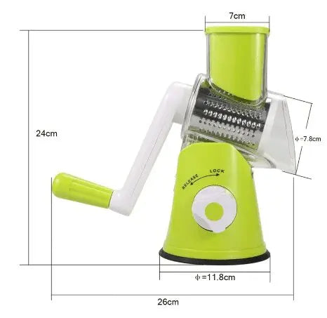 Tabletop Drum Grater Manual Rotary Vegetable Slicer Cutter Kitchen Product vendor